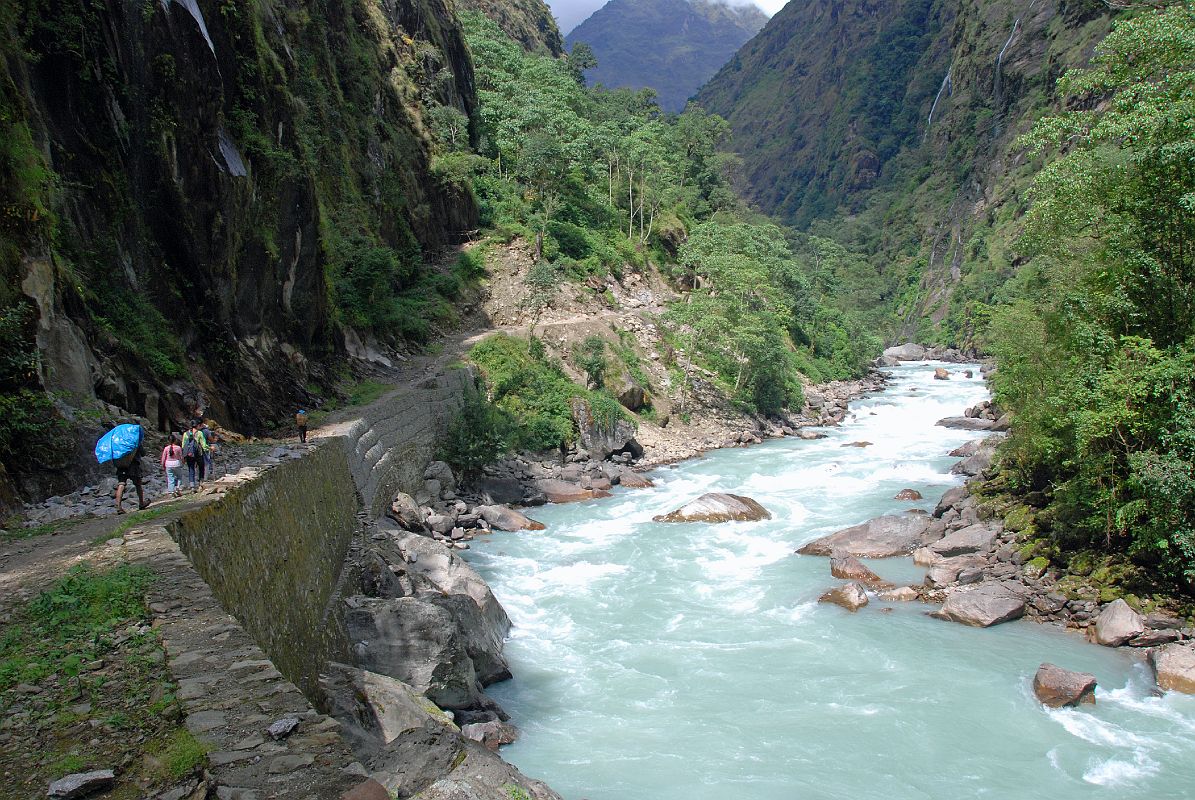 Rolwaling 02 08 Road Being Built From Gongar To Lamabager